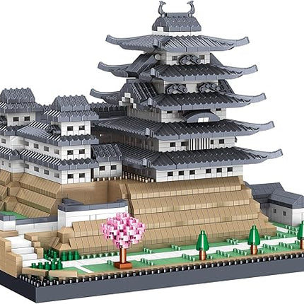 SEMKY Micro Mini Blocks Himeji Castle Famous Landmark Model Set,(3037Pieces) -Building and Architecture Toys Gifts for Kid and Adult