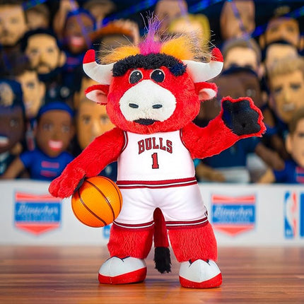 Bleacher Creatures Chicago Bulls Benny The Bull 10" Plush Figure- A Mascot for Play or Display