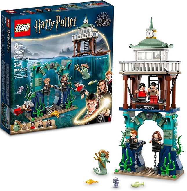 LEGO Harry Potter Triwizard Tournament: The Black Lake Building Toy 76420 - Goblet of Fire Toy Set with Harry, Hermione, and Ron Mini Figures, Magical Collection Set, Great Gift for Kids, Boys & Girls