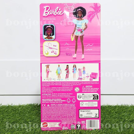 Barbie Day & Play Doll With Fashion Roller Skates, Sporty Look, Toy +3 Years (Mattel HPL77)