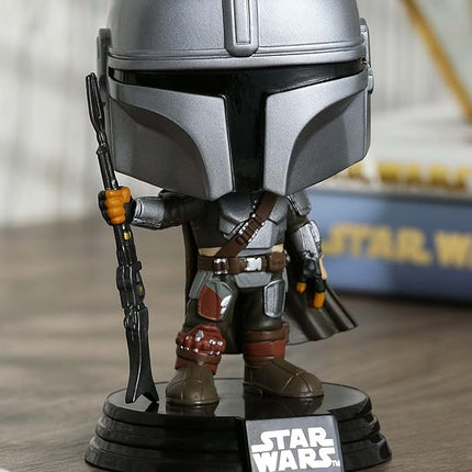 Funko Pop! Star Wars: The Mandalorian Action Figure, The Mandalorian Vinyl Bobblehead