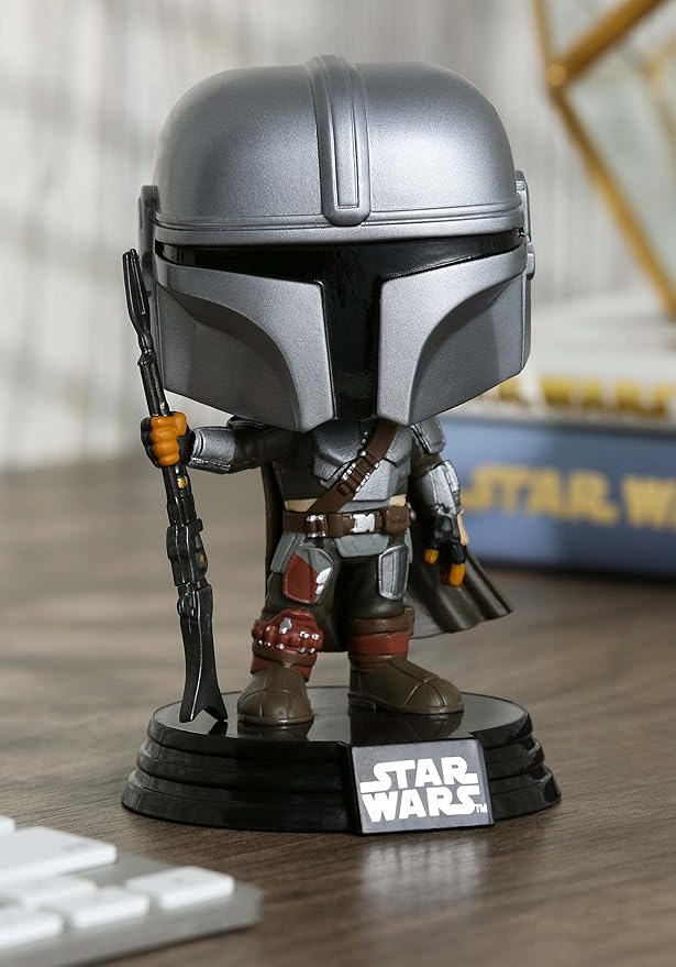 Funko Pop! Star Wars: The Mandalorian Action Figure, The Mandalorian Vinyl Bobblehead