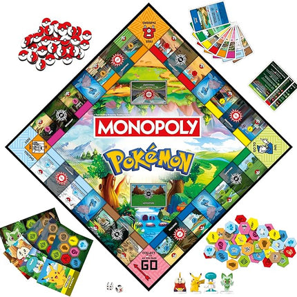 Monopoly Pokémon Edition Board Game | Ages 8 and Up | 2 to 4 Players | Kids Games for Pokémon Fans | Fun Family Games| 45 Mins. Avg.