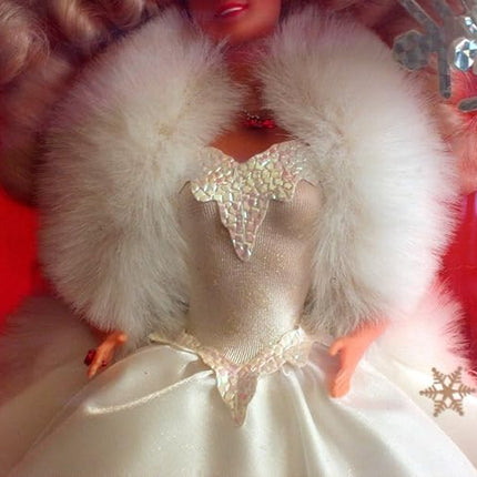 Happy Holidays Barbie Doll Special Edition 1989 w Keepsake Snowflake Ornament (1989 Mattel Hawthorne)