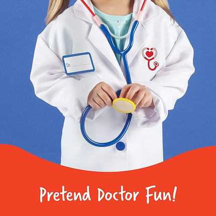 Learning Resources Doctor Play Set - 3 Pieces, Ages 3+, Pretend Costume for Kids, Preschool Games, Gifts for Boys and Girls