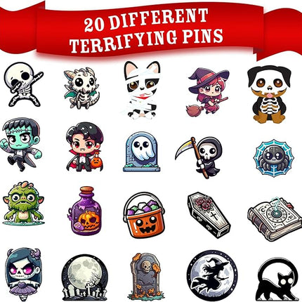 1985 Games Fright Night Dice Bag - Wide Range of Patterns for Gaming, Role Playing, Table Games (Pack of 6)