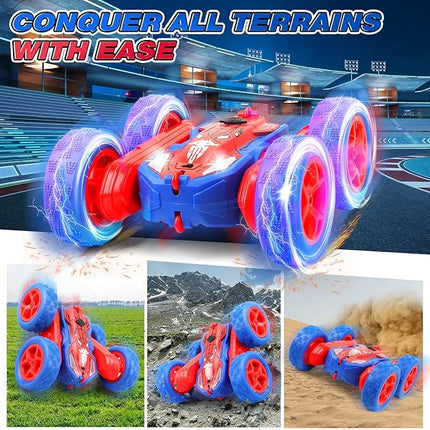 Dolanus Remote Control Car - RC Cars for 3 4 5 6 7 8 10 12 Year Old Boys, Toys for Ages 8-13 3-5 Boys, Gifts for Boy Kids Toddlers Birthday