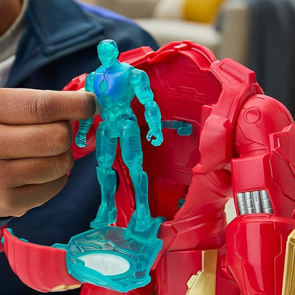 Marvel Avengers VenomVersus Epic World of Action Iron Man & Hulkbuster Armor Figure Set with Accessories, 4-Inch (10 cm) Super Hero Toys, Kids Ages 4+