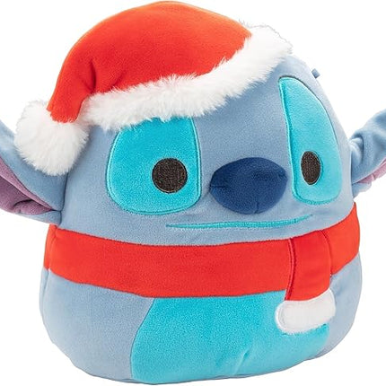 Squishmallows Original 8-Inch Stitch - Lilo & Stitch Movie - Official Jazwares Disney Christmas Plush - Collectible Soft & Squishy Stuffed Animal Toy- Add to Your Squad - Gift for Kids, Girls & Boys