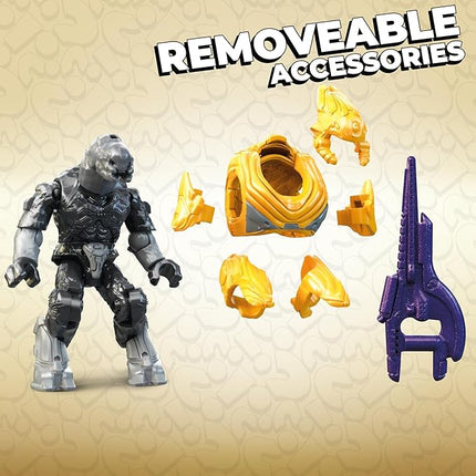 MEGA Halo Action Figures Building Toys Set, Universe Figure Collection Series 3 with Poseable Characters and Accessories, Gift Ideas, Sold Separately