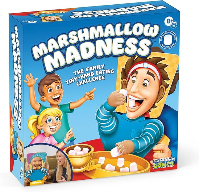 Marshmallow Madness Board Game – Hilarious Family Board Games for Kids & Adults, Fun Fast-Paced Party Game for Family Night, Interactive Kids Board Games, Ages 8+