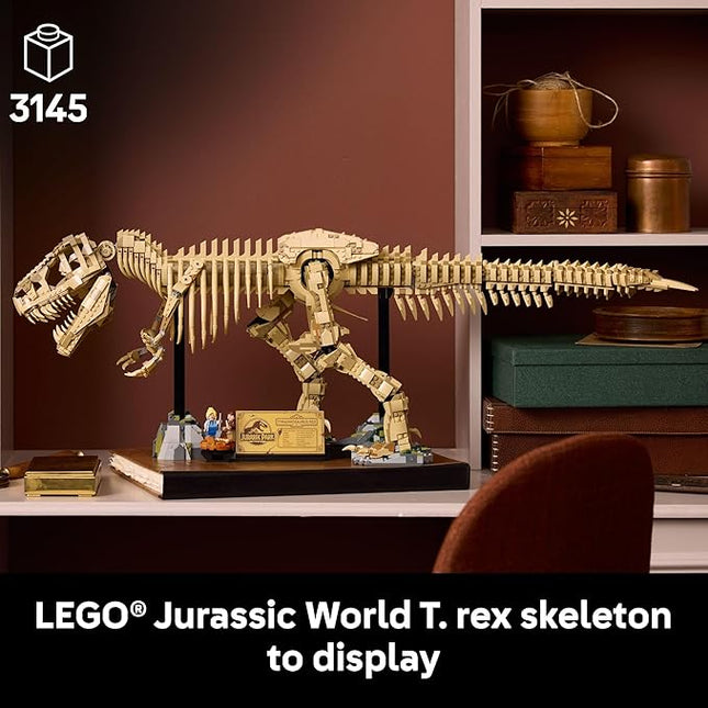 LEGO Jurassic World Dinosaur Fossils: Tyrannosaurus Rex - Building Set for Adults, Ages 18+ - Gift for Christmas - Collectible Home Decor for Bedroom, Office, or Any Room - 76968