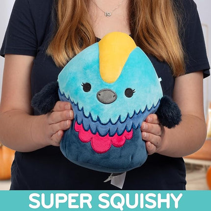 Squishmallows Original 8-Inch Melrose The Cassowary - Official Jazwares Plush - Collectible Soft Squishy Bird Stuffed Animal Toy - Add to Your Squad - Gift for Kids, Girls & Boys