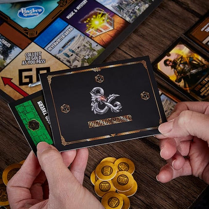 Hasbro Gaming Monopoly Dungeons & Dragons: Honor Among Thieves Game, Inspired by The D&D Movie, Monopoly D&D Board Game for 2-5 Players, Ages 8 and Up