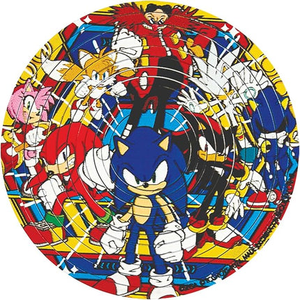 Spin Flip Puzzle: Sonic & Dr. Eggman, 3D Puzzle, Challenging, Fun, Interactive Brain Teaser for Kids and Adults, Fidget Toy for Decrompression, Easily Portable