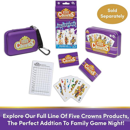 Five Crowns Giant Card Games – Jumbo Playing Cards, Card Game for Kids and Adults, Family Game Night, 5 Suited Rummy Style Card Game, Ages 8+