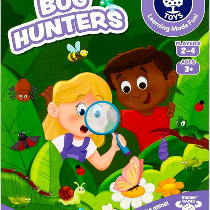 ORCHARD TOYS Bug Hunters Game, Learn Counting and Observational Skills As You Race to Be 1st to Build Your Bug, Designed for 2-4 Players Aged 3+