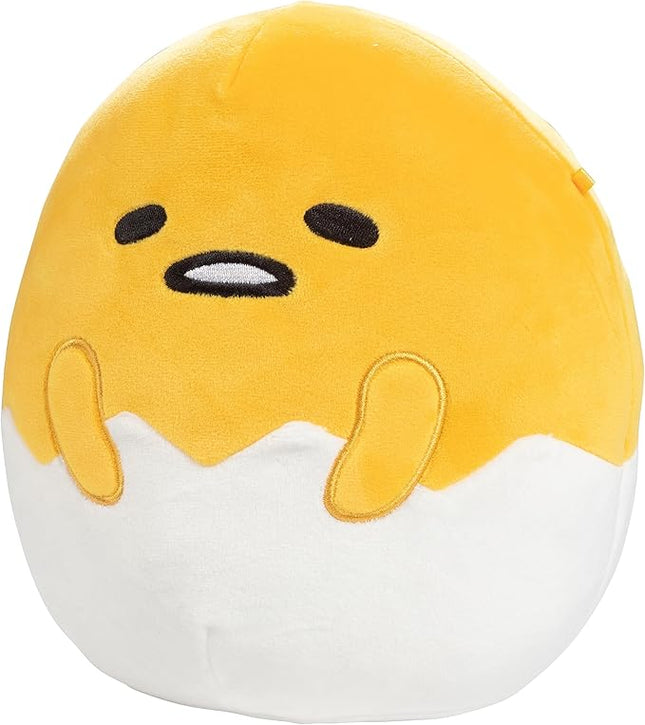 Squishmallows Original 8-Inch Gudetama The Lazy Egg - Official Jazwares Plush - Collectible Soft & Squishy Sanrio Egg Stuffed Animal Toy - Add to Your Squad - Gift for Kids, Girls & Boys