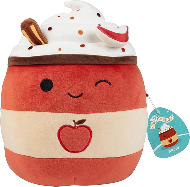 Squishmallows Original 10-Inch Mead The Apple Cider Spiced Latte- Official Jazwares Autumn 2025 Amazon Exclusive Plush - Collectible Soft & Squishy Stuffed Animal Toy - Gift for Kids, Girls & Boys
