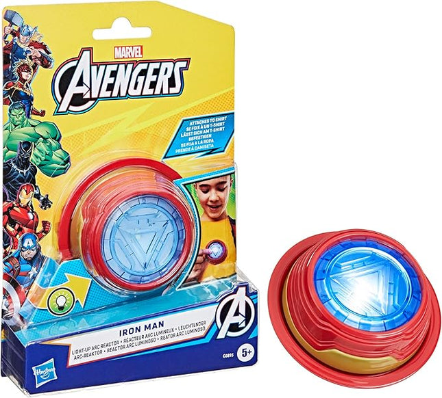 Marvel Avengers Iron Man Light-Up Arc Reactor Electronic Roleplay Toy, Super Hero Toys for Kids Ages 5 and Up