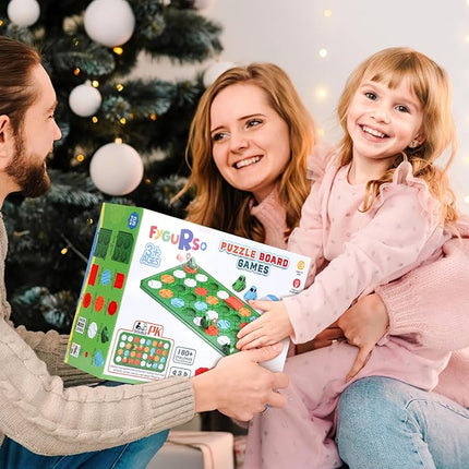 Logic Road Builder Games Toys: STEM Toys for 4 Year Old Kids Montessori Board Game Brain Teaser Puzzles Preschool Learning Activities Educational Toy for Toddler Ages 3 5 6 7 8-12 Boys Girls Gifts