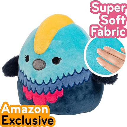 Squishmallows Original 8-Inch Melrose The Cassowary - Official Jazwares Plush - Collectible Soft Squishy Bird Stuffed Animal Toy - Add to Your Squad - Gift for Kids, Girls & Boys