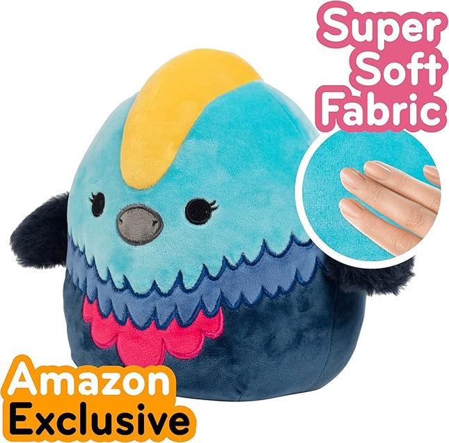 Squishmallows Original 8-Inch Melrose The Cassowary - Official Jazwares Plush - Collectible Soft Squishy Bird Stuffed Animal Toy - Add to Your Squad - Gift for Kids, Girls & Boys