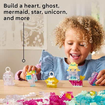 LEGO Classic Magical Transparent Box - Preschool Learning Toy for Boys and Girls, Ages 5+ - Gift for Birthdays - Beginner Construction Set - Colorful Building Bricks Toy - 11040