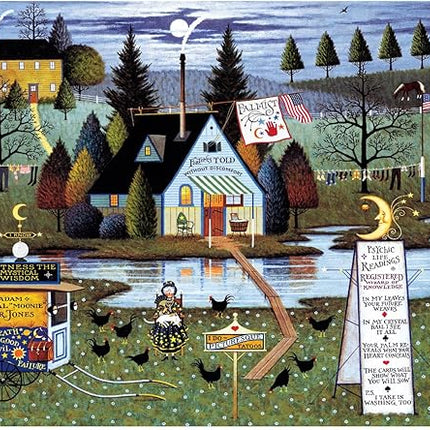 Buffalo Games - Charles Wysocki - Know it All - 1000 Piece Jigsaw Puzzle for Adults -Challenging Puzzle Perfect for Game Nights - Finished Size is 26.75 x 19.75