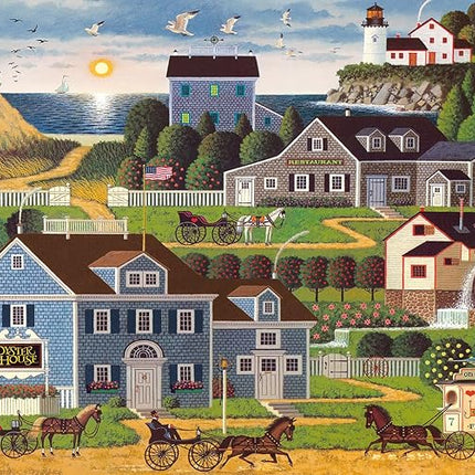 Buffalo Games - Charles Wysocki -Sunset Bay - 1000 Piece Jigsaw Puzzle for Adults -Challenging Puzzle Perfect for Game Nights - Finished Size is 26.75 x 19.75