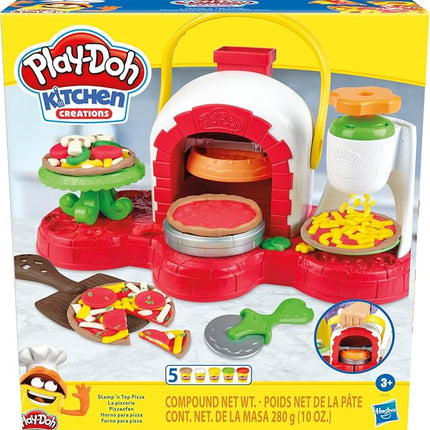 Play-Doh Stamp 'N Top Pizza Oven Toy with 5 Non-Toxic Colors