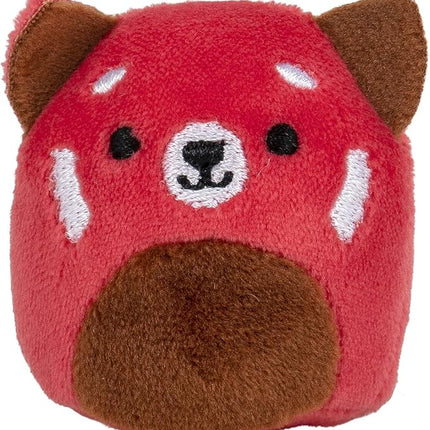 Squishville Mini-Squishmallows Besties Multipack - 14 Rainbow 2-Inch Plush Toys: Red Panda, Tabby Cat, Octopus & More