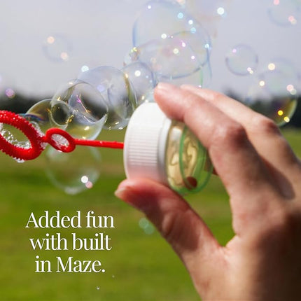 Toyland® Pack of 12 Paw Patrol Bubbles with Wands, 2 fl oz Solution & Novelty Maze Lid - Pocket Money & Party Bag Toys