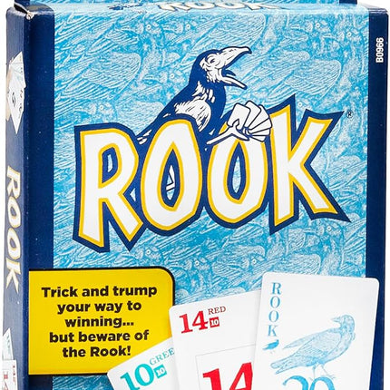 Hasbro Gaming Rook Card Game | Family Games for Kids, Teens, and Adults | 2 to 6 Players | Bidding and Trick-Taking Games | Fun Summer Activities | Vacation Travel Essentials | Ages 8+