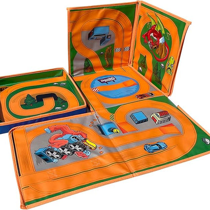 Tara Toy ZipBin 300 Car Storage Cube & Playmat - Holds 300 Cars, Durable Toy Organizer for Kids Age 3+, Playmat and Storage Solution