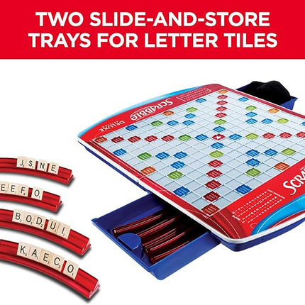 Hasbro Gaming Scrabble Deluxe Edition Board Game, (Amazon Exclusive)