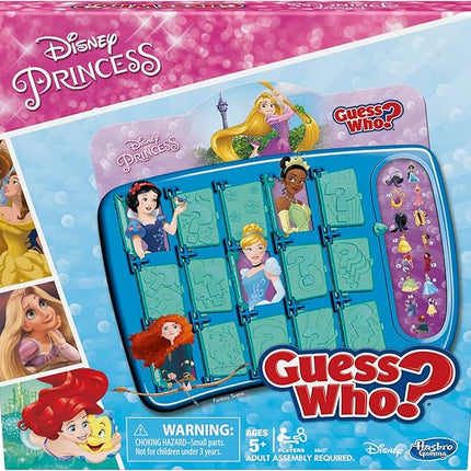 Hasbro Gaming Guess Who? Disney Princess Edition Kids Board Game, Fun Game for Families and Kids Ages 5 and Up, Preschool Games (Amazon Exclusive)