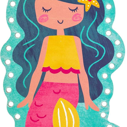 Stephen Joseph Lacing Cards, Mermaid