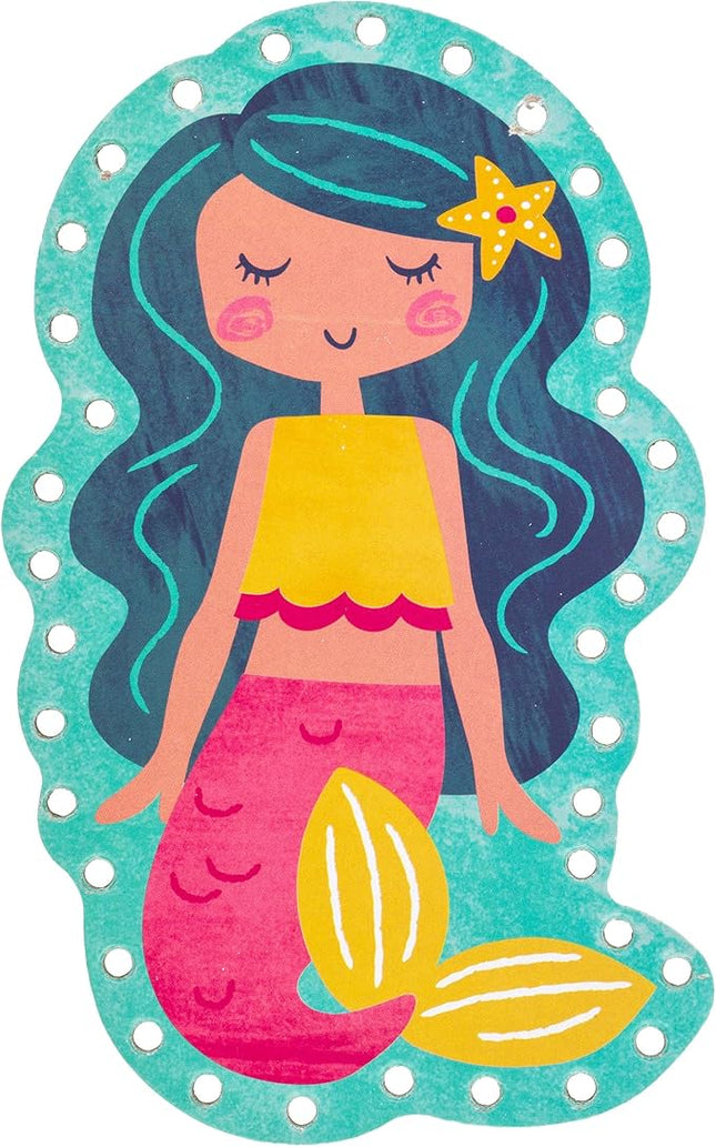 Stephen Joseph Lacing Cards, Mermaid