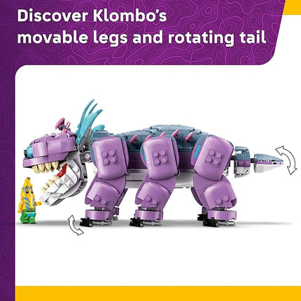 LEGO Fortnite Klombo Kids Toy - Fortnite Action Figure with Peely and Oro Minifigures - Pretend Play and Building Toy for Girls and Boys 10+ - Gift Idea for Birthdays and Gaming Fans - 77077