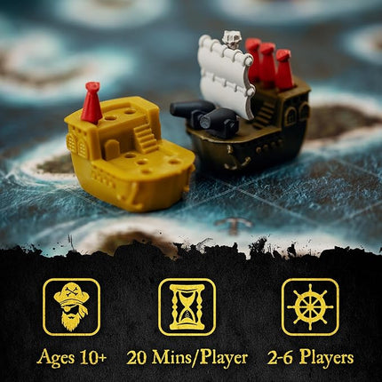 Plunder - Family Board Games - Board Games for Adults and Kids - Strategy Board Games - Fun Family Game Night - Ages 10 and Up - 2 to 6 Players