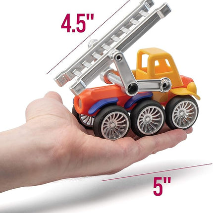 Play Brainy Magnetic Toy Cars Set for Boys and Girls - Brilliant Educational Toys for Toddlers and Preschoolers - Montessori Toy is Load of Fun & Helps with Developmental Skills (90 Piece)