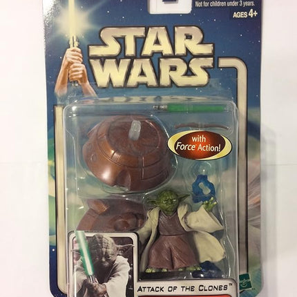 Star Wars, 2002 Saga Collection, Yoda Jedi Action Figure #23, 3.75 Inches