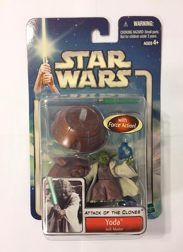 Star Wars, 2002 Saga Collection, Yoda Jedi Action Figure #23, 3.75 Inches
