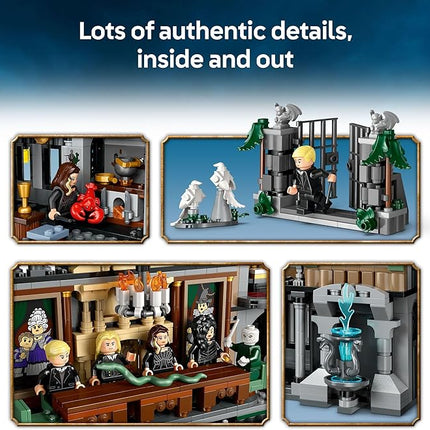 LEGO Harry Potter Malfoy Manor Building Toy - Harry Potter Toy for Boys and Girls, Ages 10+ - Collectible Kids Toy for Fans - Includes 9 Minifigures - 76453