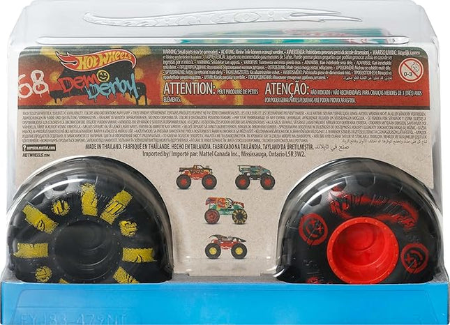 Hot Wheels Monster Trucks, Oversized Monster Truck, 1:24 Scale Die-Cast Toy Truck with Giant Wheels and Cool Designs