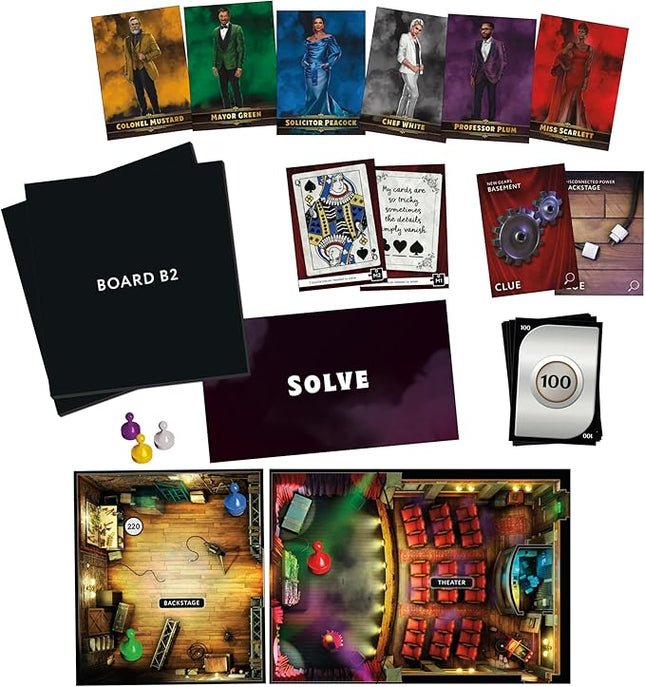 Clue Escape: The Illusionist’s Club Board Game | Escape Room Family Game | 1-Time Solve Mystery | Ages 10+ | 1-6 Players | Difficulty 4 | 90-120 Mins. (Amazon Exclusive)