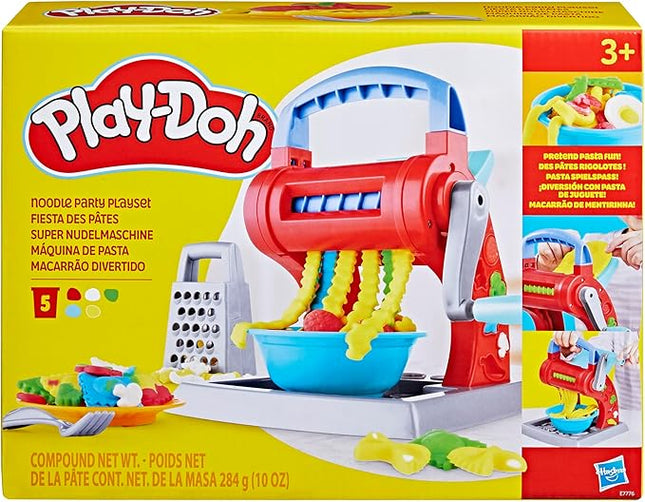 Play-Doh Kitchen Creations Noodle Party Playset for Kids 3 Years and Up with 5 Non-Toxic Colors (Amazon Exclusive)