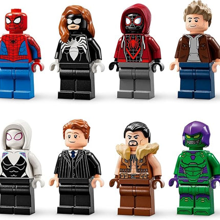 LEGO Marvel Spider-Man vs. Oscorp Building Toy - Pretend Play Set W/8 Toy Minifigures for Boys & Girls, Ages 10+ - Super Hero Building Blocks for Preteens Idea for Birthdays - 76324