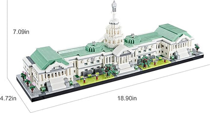 Architecture Series Mini Bricks for Adults and Teens,US Capitol Model Construction 3630 PCS,Micro Blocks Set,Landmark Model